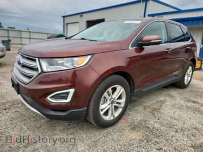 2015 Ford EDGE SEL, красный — VIN 2FMTK3J92FBB42083, Copart