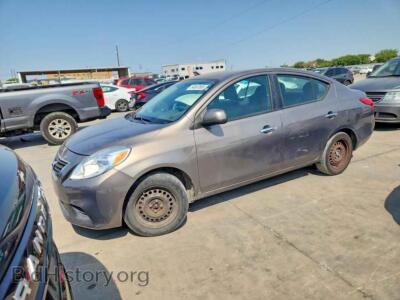 2012 Nissan VERSA 1.6 S, gray — VIN 3N1CN7AP3CL906477, Copart