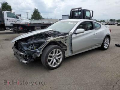 2013 Hyundai GENESIS 2.0T, серебристый — VIN KMHHT6KD4DU097114, Copart