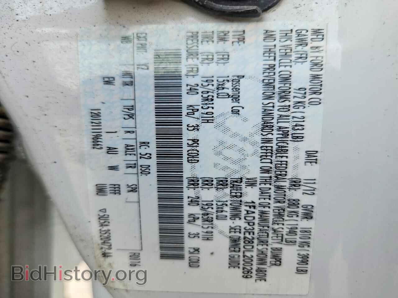 2013 FORD FOCUS - VIN: 1FADP3E28DL200269 - Photo 12