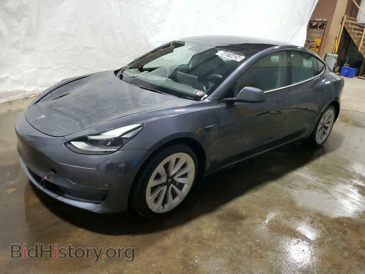Photo 5YJ3E1EA5NF192076 - TESLA MODEL 3 2022
