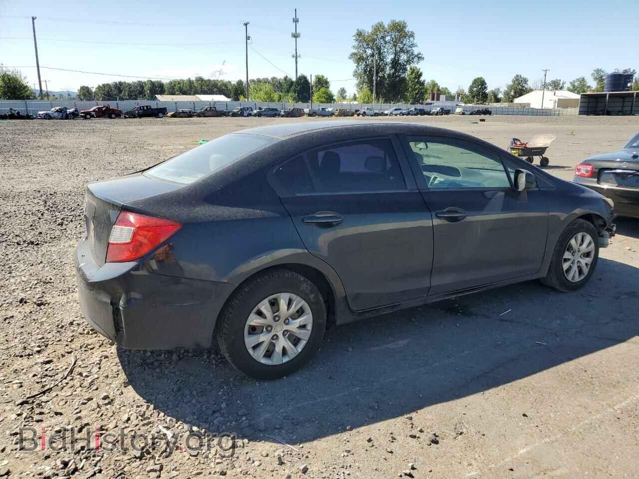 2012 HONDA CIVIC - VIN: 2HGFB2F54CH327604 - Фото 3