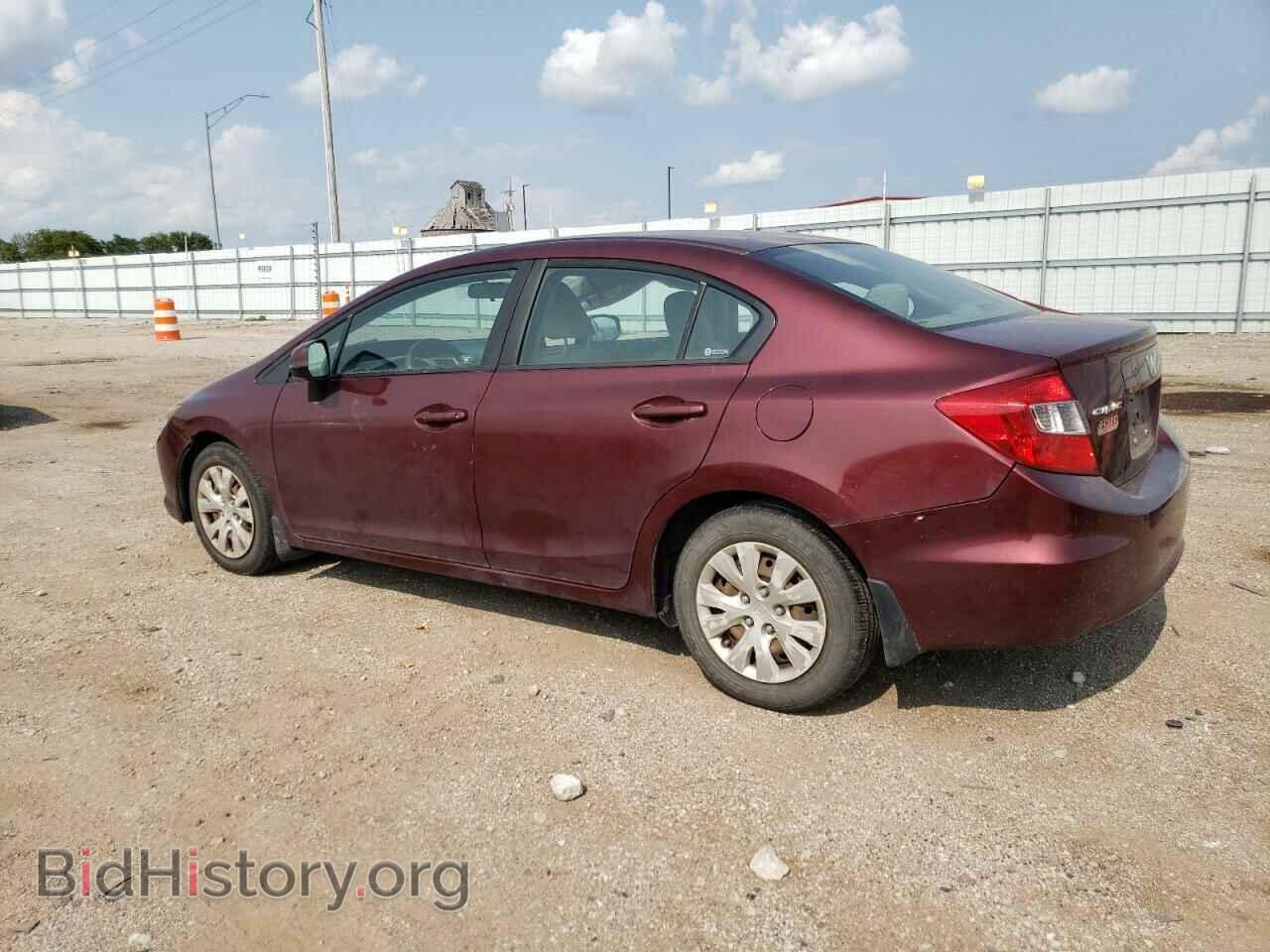 2012 HONDA CIVIC - VIN: 2HGFB2F50CH609271 - Фото 2