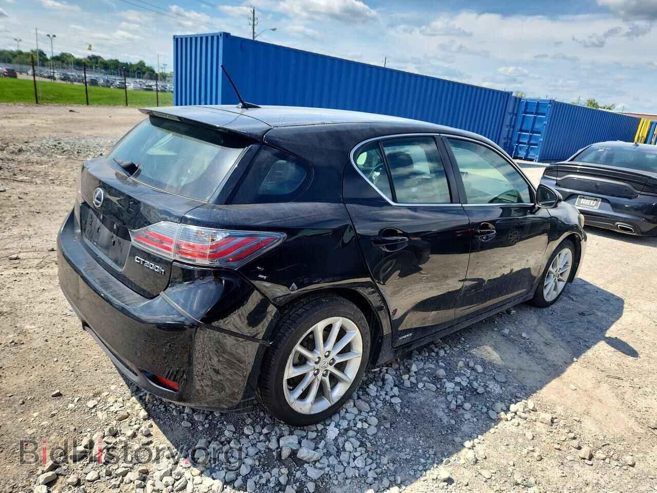 2012 LEXUS CT - VIN: JTHKD5BH7C2048521 - Фото 3