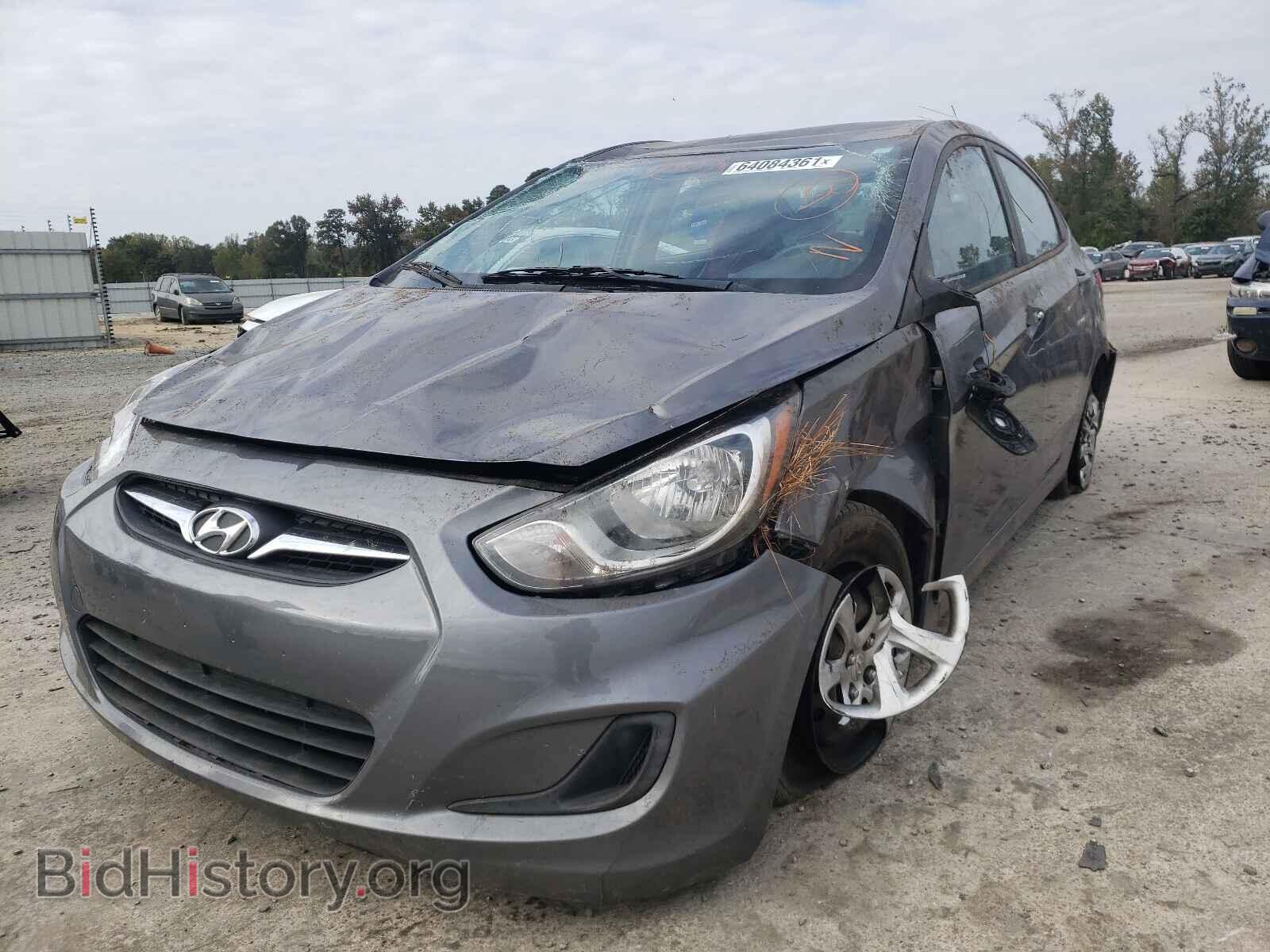 2013 HYUNDAI ACCENT - VIN: KMHCT4AE0DU467760 - Фото 2