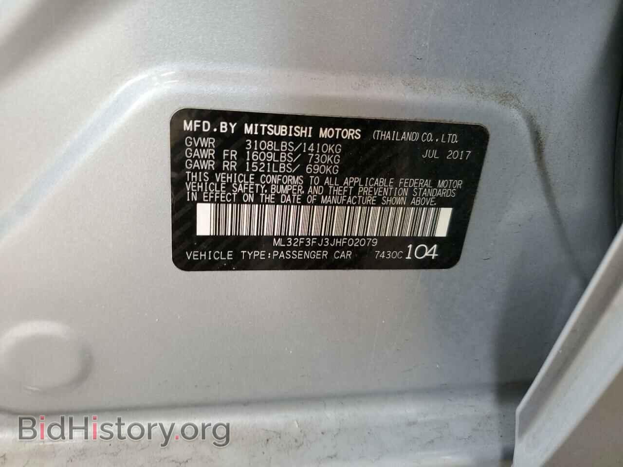 2018 MITSUBISHI MIRAGE - VIN: ML32F3FJ3JHF02079 - Фото 12