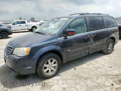 2008 Chrysler MINIVAN Touring, синий — VIN 2A8HR54P88R710366, Copart