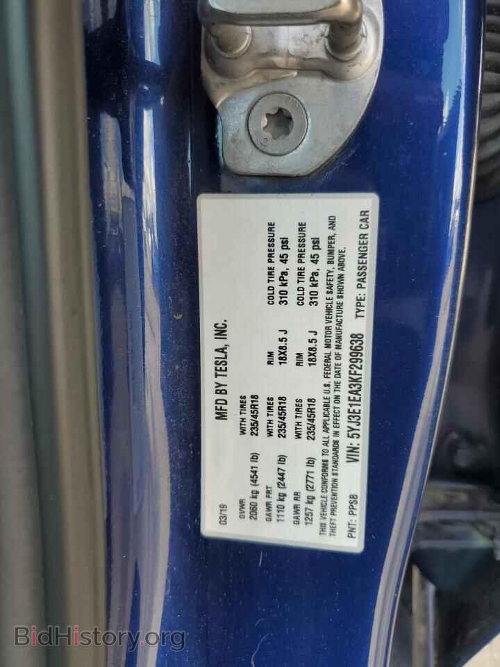 2019 TESLA MODEL 3 - VIN: 5YJ3E1EA3KF299638 - Photo 12