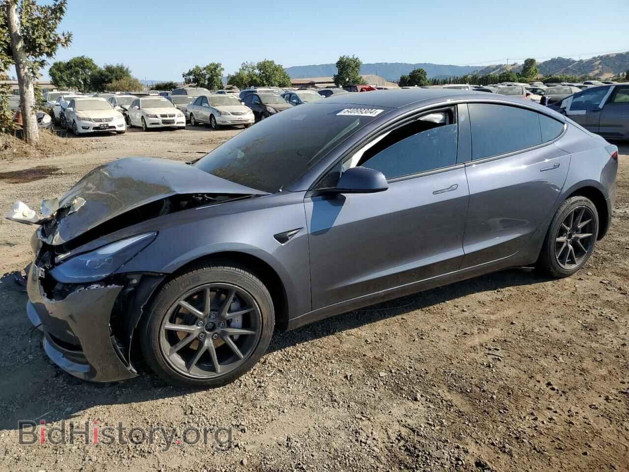 Фотография 5YJ3E1EB8PF634487 - TESLA MODEL 3 2023