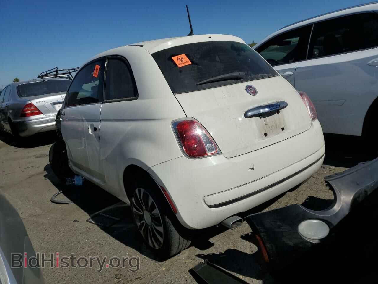 2013 FIAT 500 - VIN: 3C3CFFARXDT754404 - Фото 2