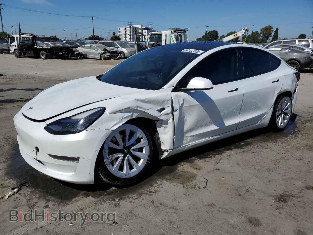 Photo 5YJ3E1EB2MF053997 - TESLA MODEL 3 2021