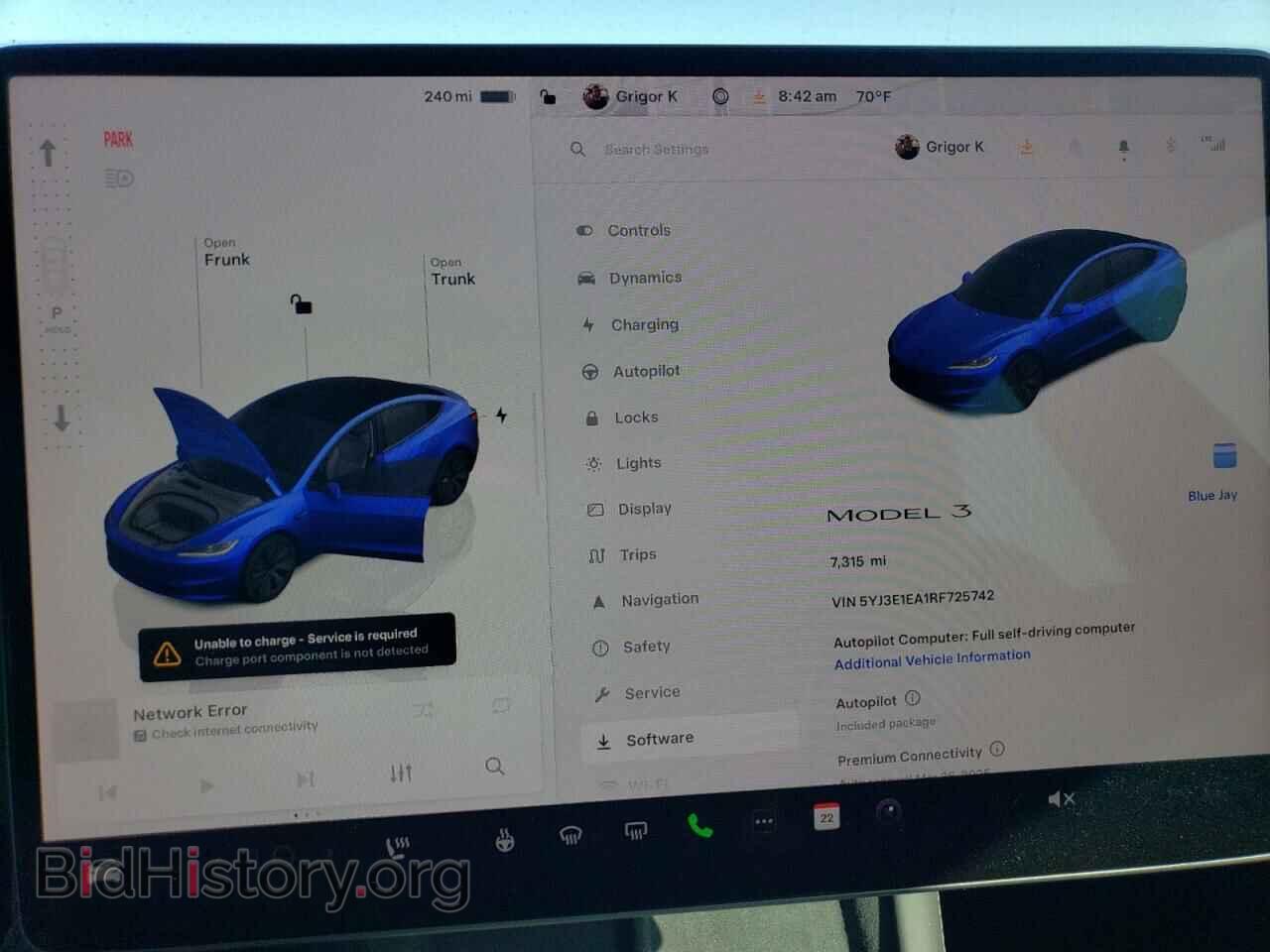 2024 TESLA MODEL 3 - VIN: 5YJ3E1EA1RF725742 - Photo 9