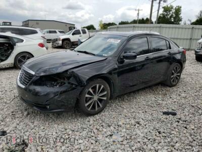 2013 Chrysler 200 Touring, black — VIN 1C3CCBBB0DN599901, Copart