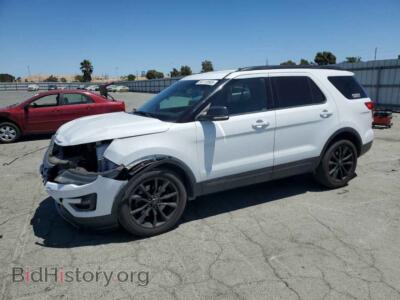 2017 Ford EXPLORER XLT, белый — VIN 1FM5K8D85HGB64339, Copart