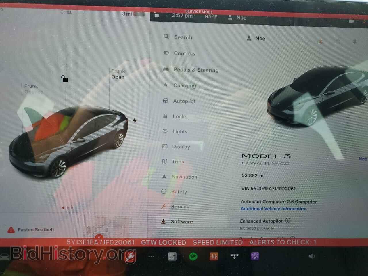 2018 TESLA MODEL 3 - VIN: 5YJ3E1EA7JF020061 - Фото 9