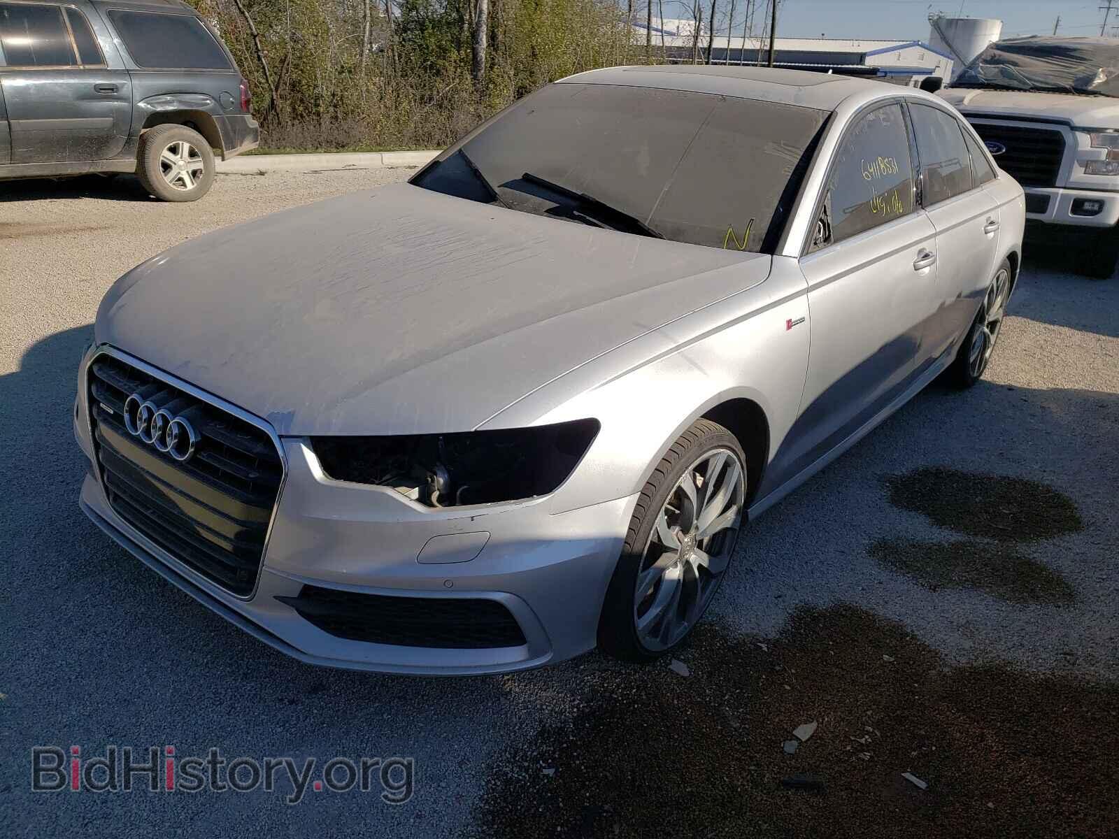 2012 AUDI A6 - VIN: WAUHGAFC0CN077347 - Фото 2