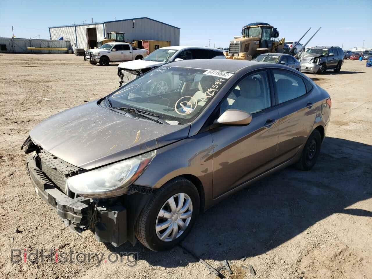 2013 HYUNDAI ACCENT - VIN: KMHCT4AE5DU429599 - Фото 2