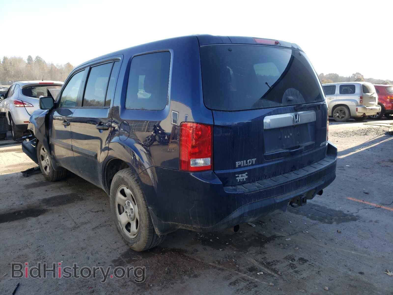 2014 HONDA PILOT - VIN: 5FNYF4H22EB057114 - Фото 3