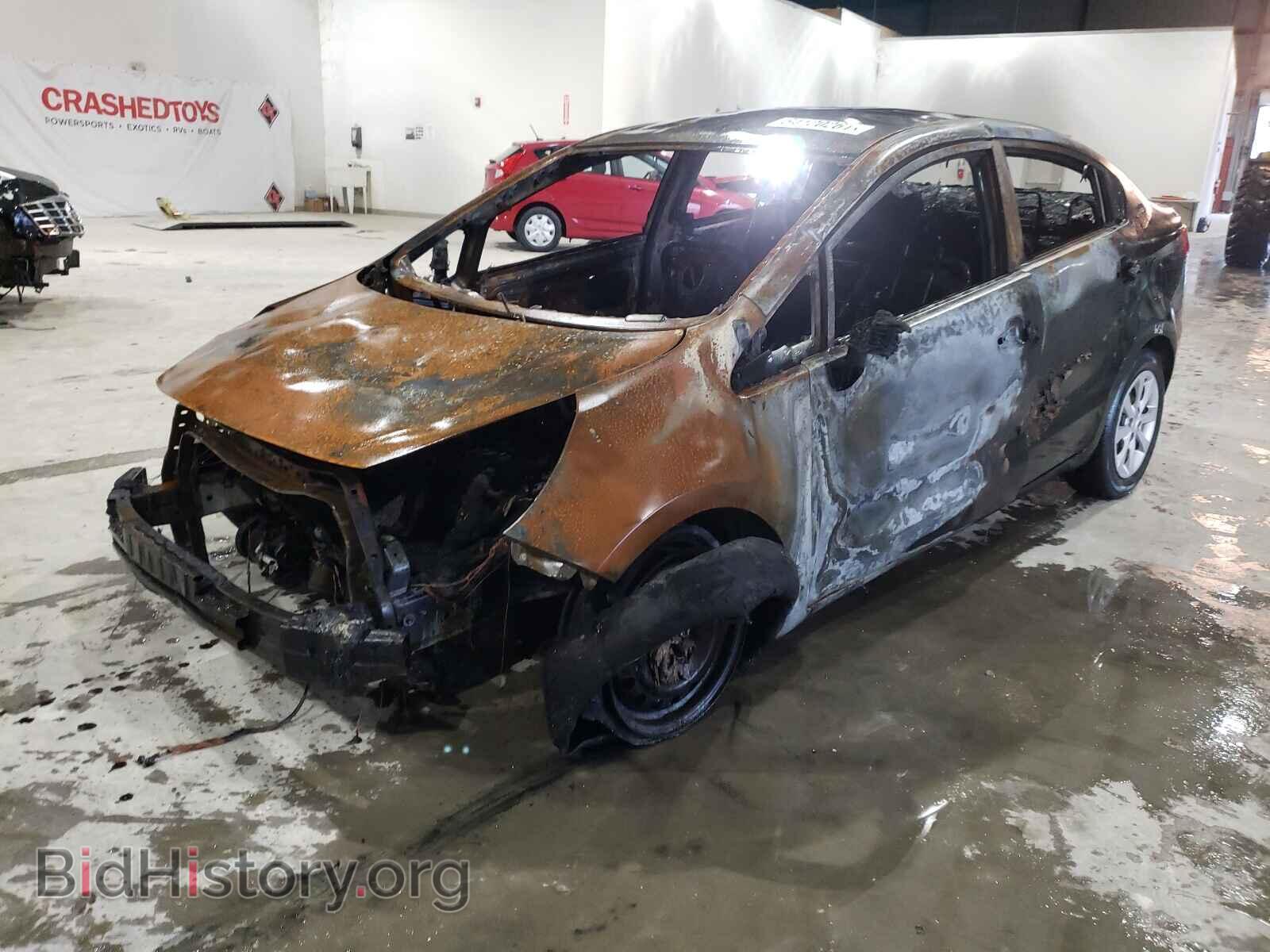 2014 KIA RIO - VIN: KNADM4A39E6355319 - Фото 2
