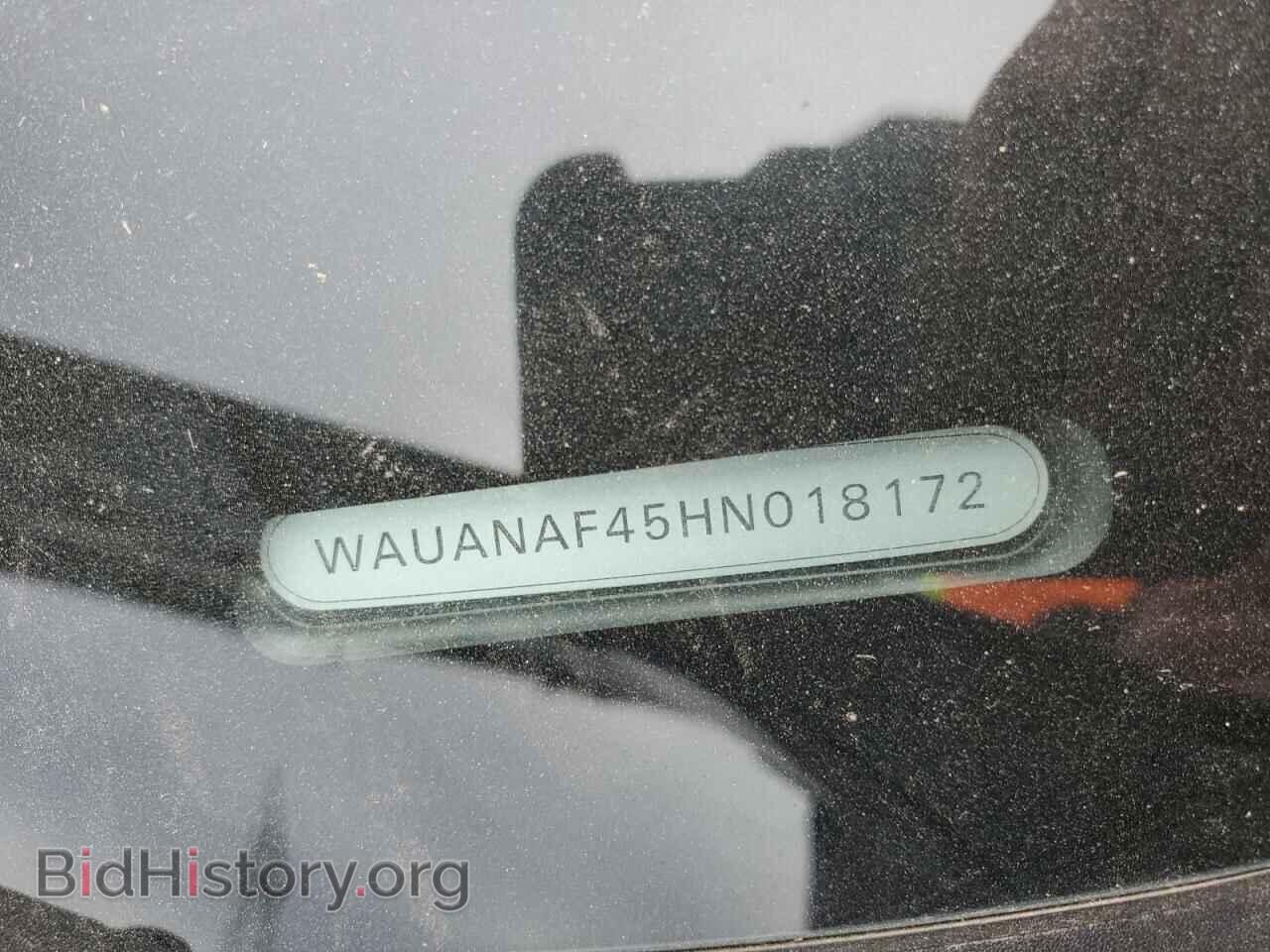 2017 AUDI A4 - VIN: WAUANAF45HN018172 - Фото 10