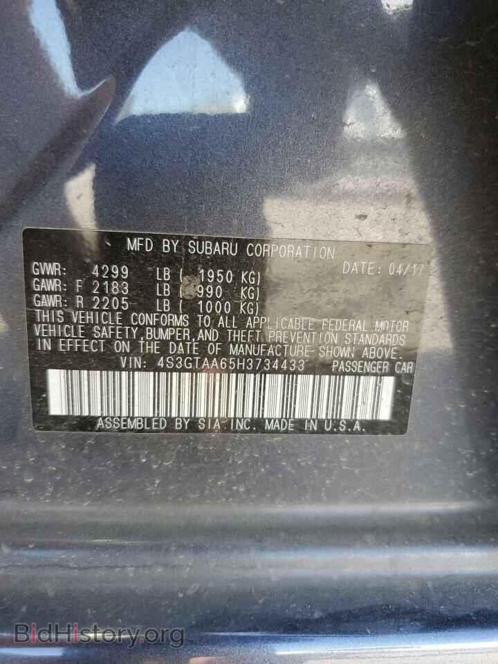 2017 SUBARU IMPREZA - VIN: 4S3GTAA65H3734433 - Фото 12