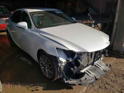 2015 Lexus IS IS 250, white — VIN JTHCF1D27F5018597, Copart