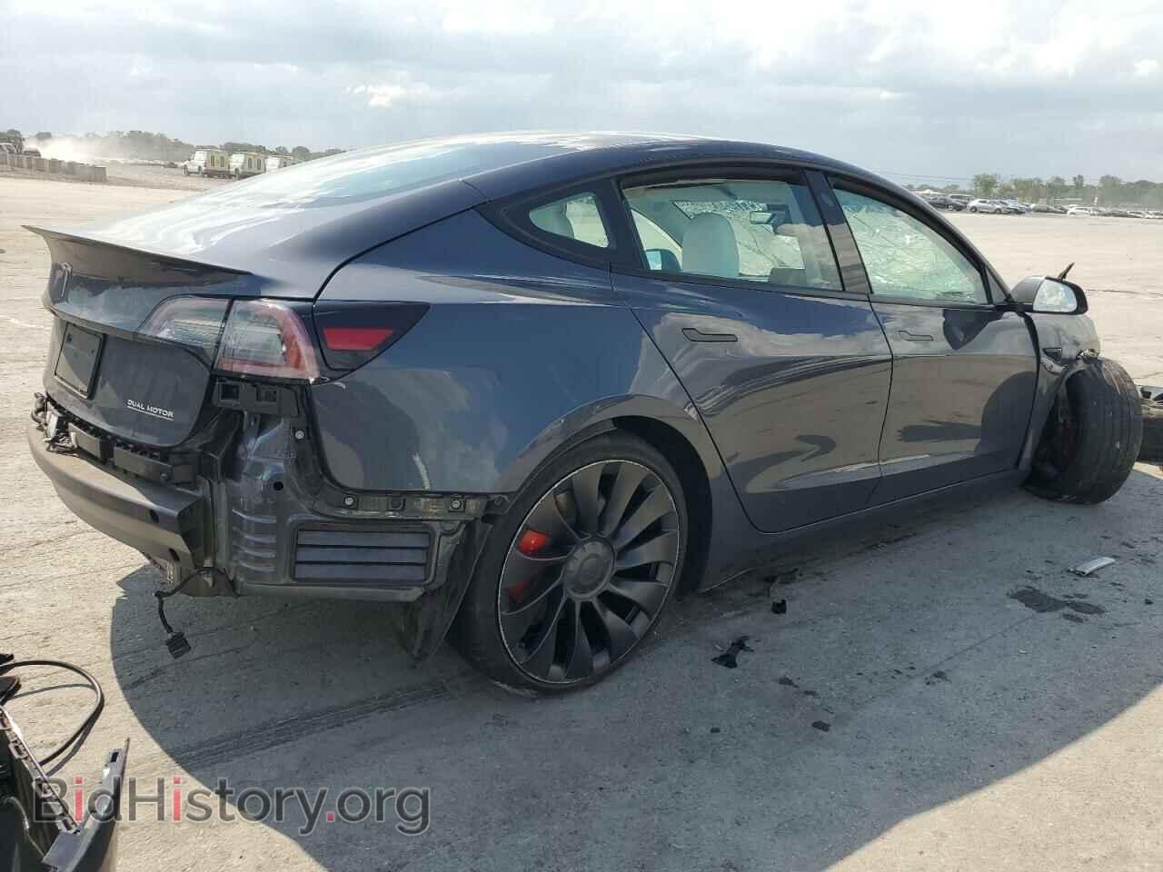 2022 TESLA MODEL 3 - VIN: 5YJ3E1ECXNF268618 - Фото 3