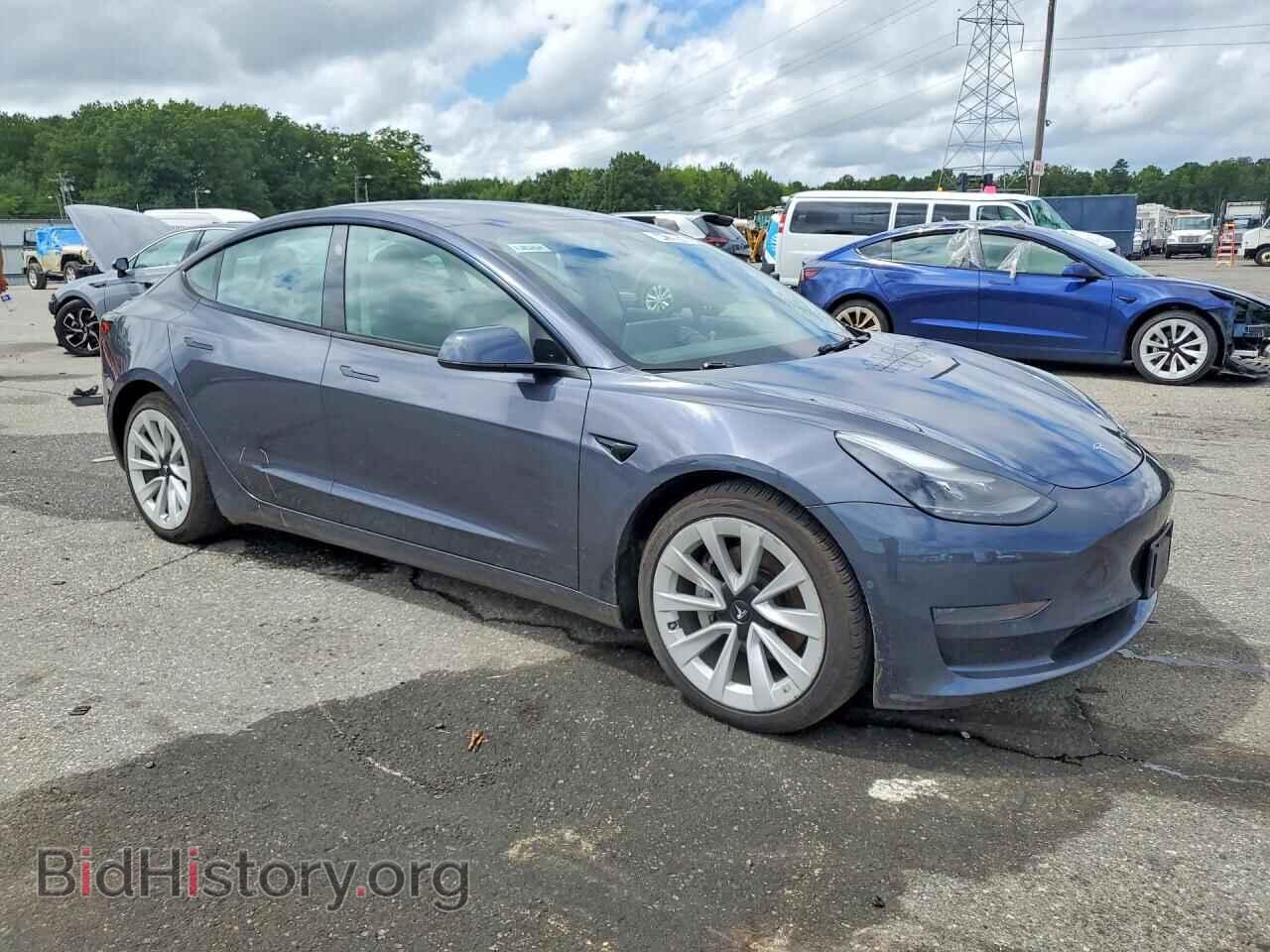2022 TESLA MODEL 3 - VIN: 5YJ3E1EAXNF370662 - Фото 4