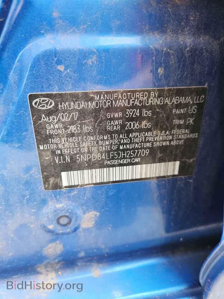 2018 HYUNDAI ELANTRA - VIN: 5NPD84LF5JH257709 - Фото 13