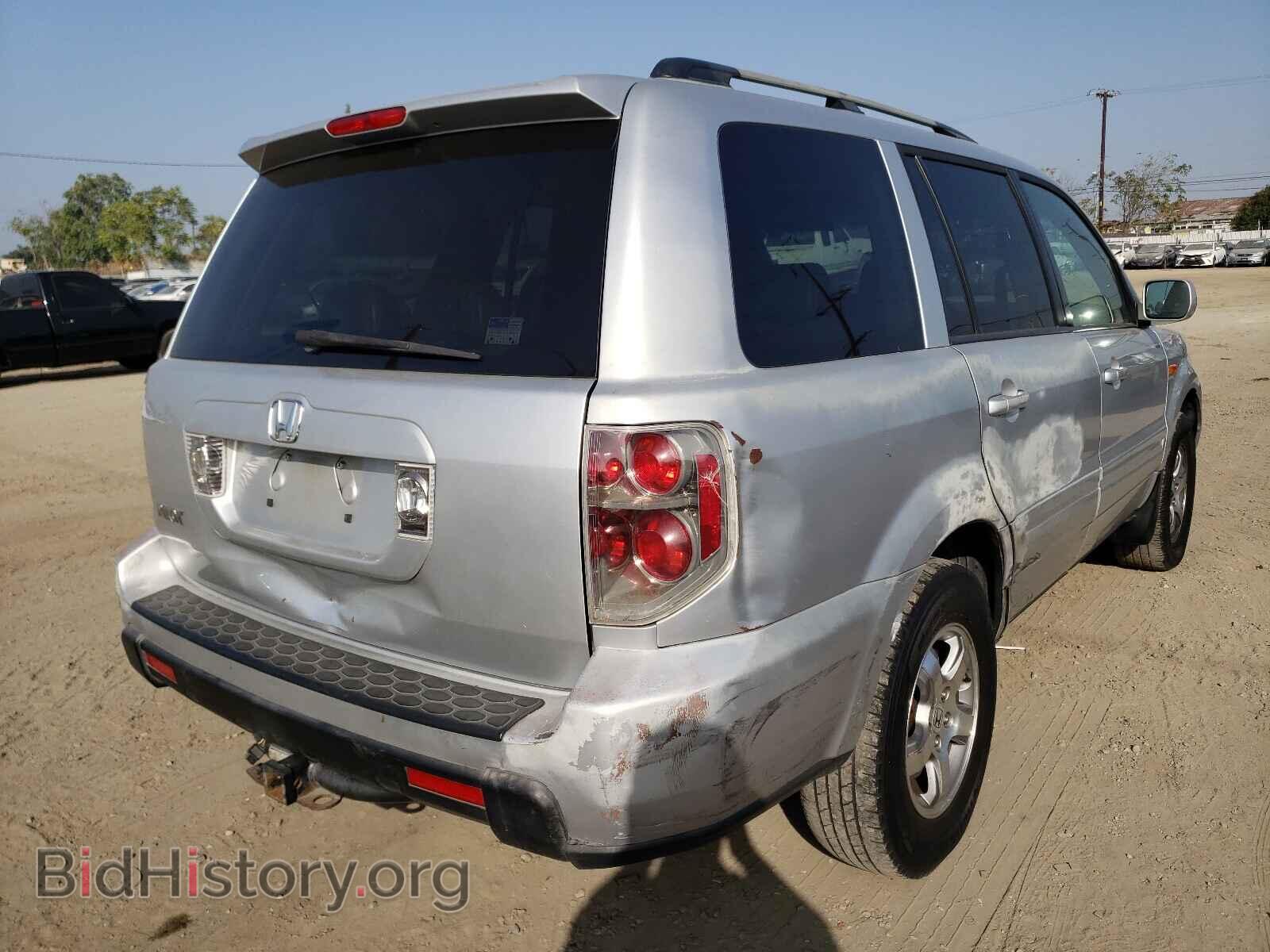2007 HONDA PILOT - VIN: 5FNYF28697B047125 - Photo 4