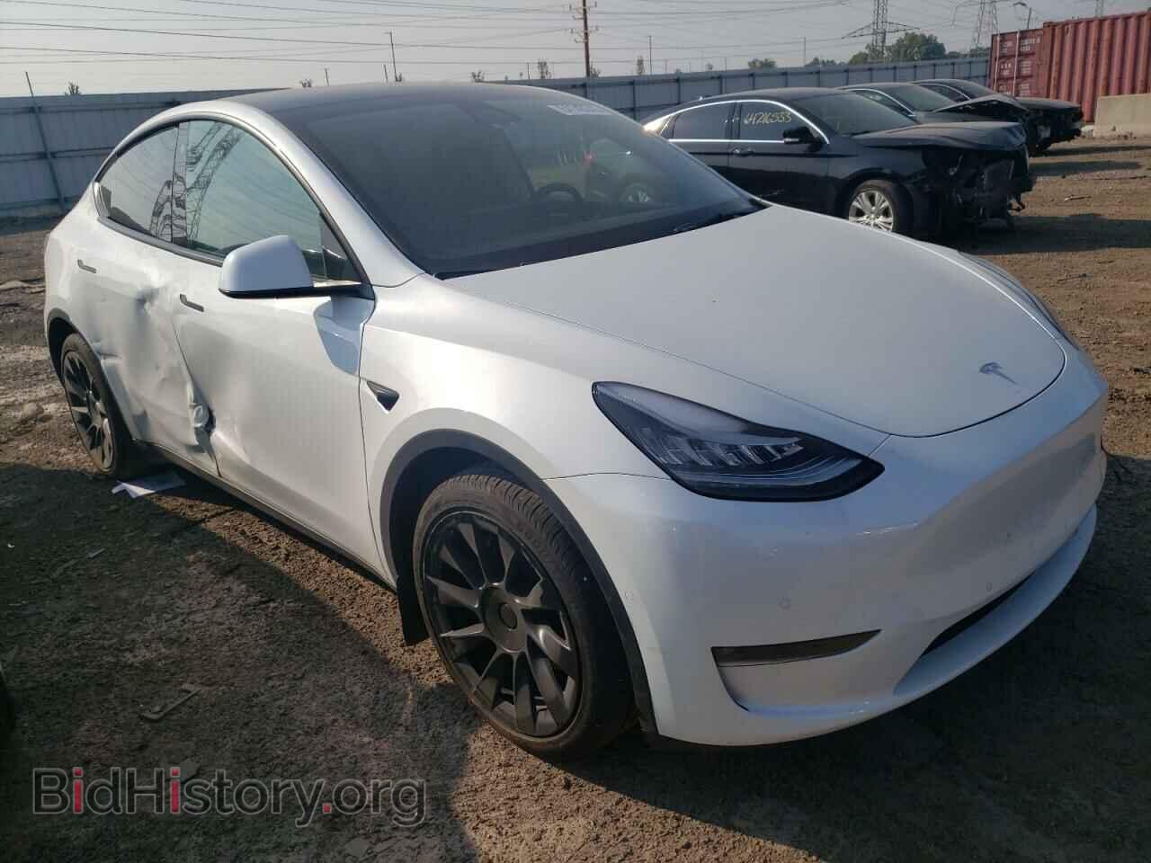 2021 TESLA MODEL Y - VIN: 5YJYGAEE6MF297632 - Фото 4