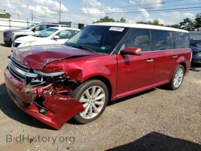 2013 Ford FLEX Flex Limit, red — VIN 2FMGK5D83DBD15624, Copart