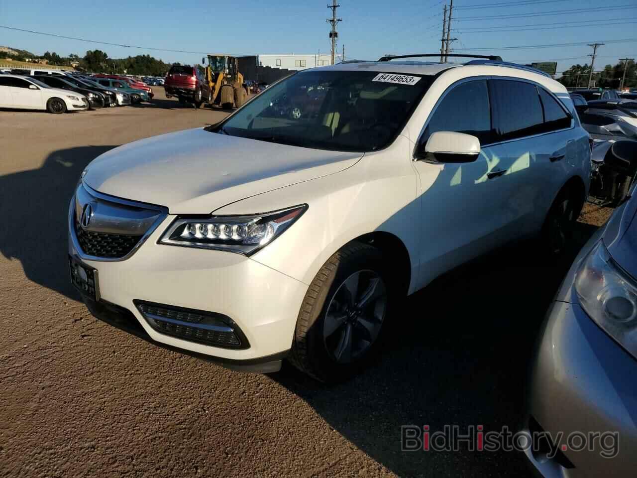 Фотография 5FRYD4H25EB022684 - ACURA MDX 2014