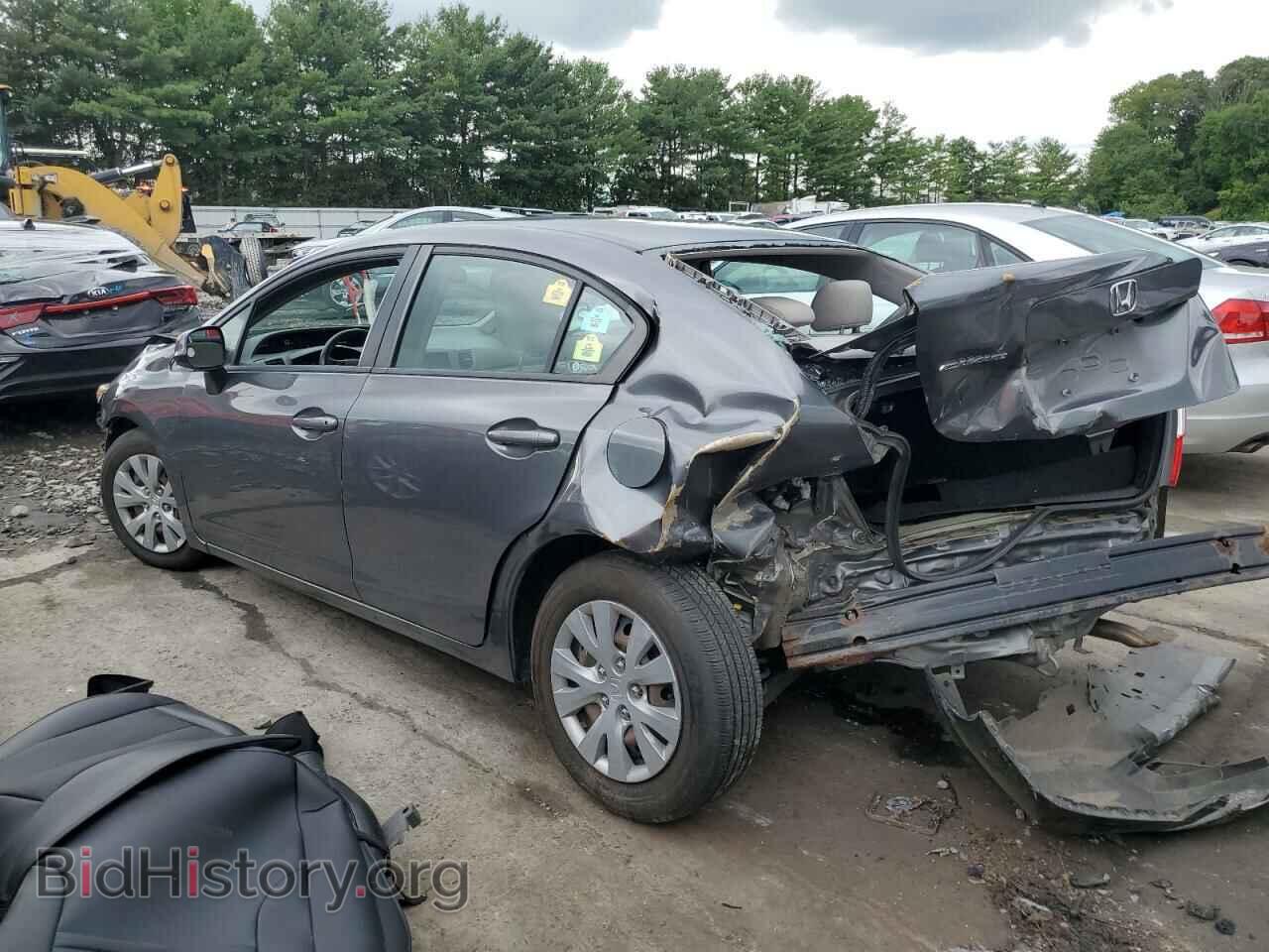 2012 HONDA CIVIC - VIN: 2HGFB2F52CH325804 - Фото 2