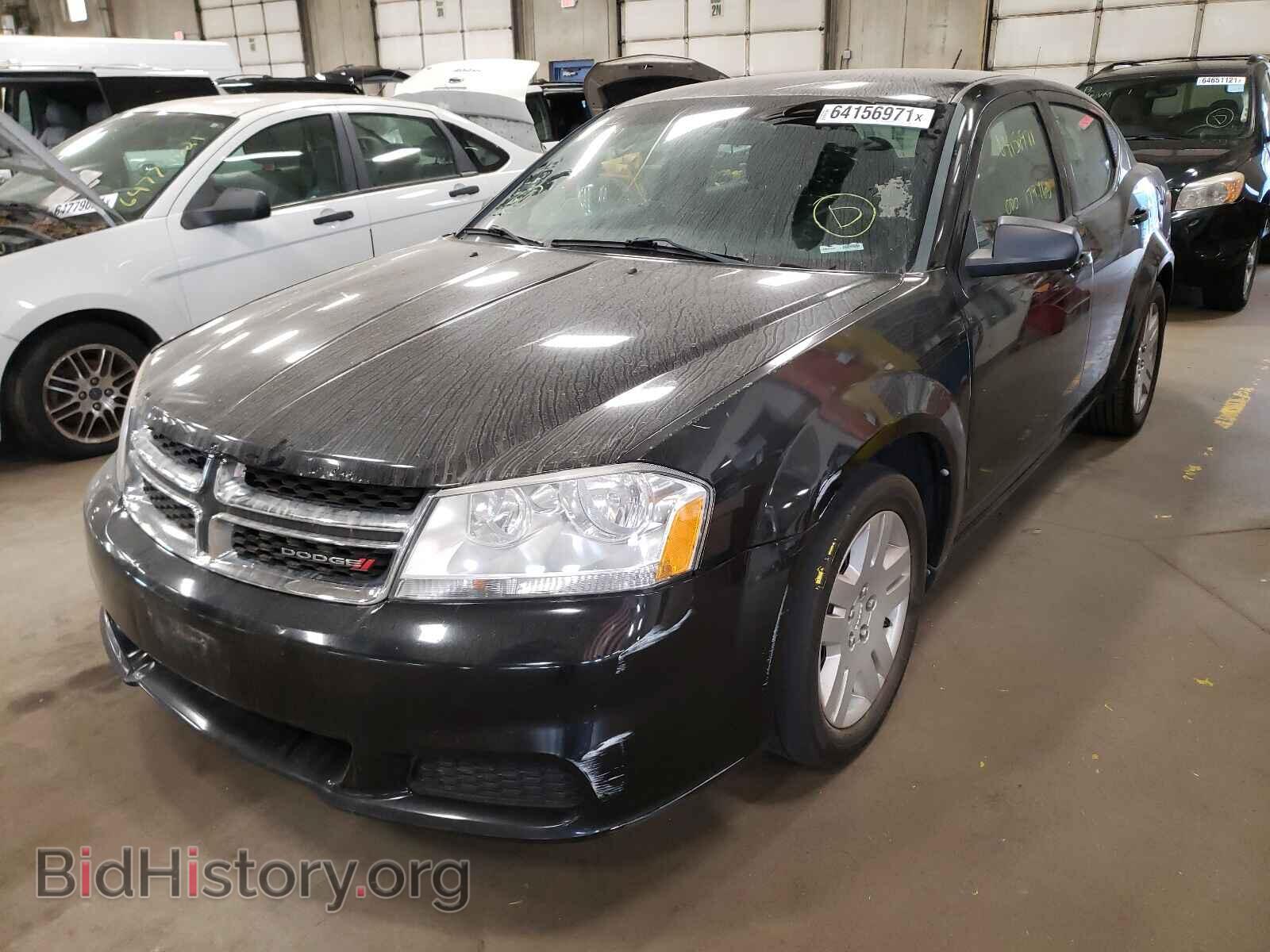 2013 DODGE AVENGER - VIN: 1C3CDZAB3DN596370 - Фото 2