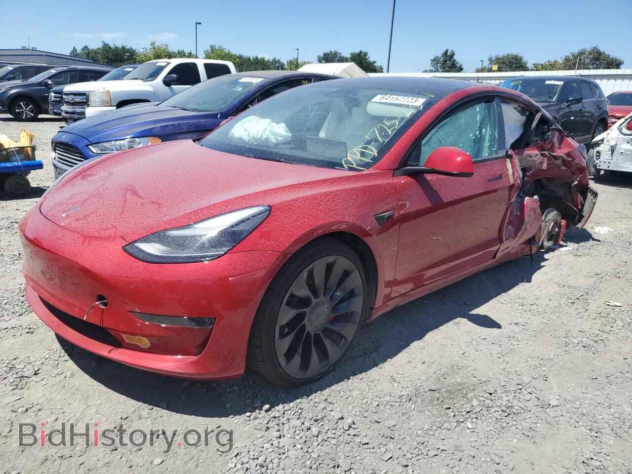 Photo 5YJ3E1EC2NF310604 - TESLA MODEL 3 2022