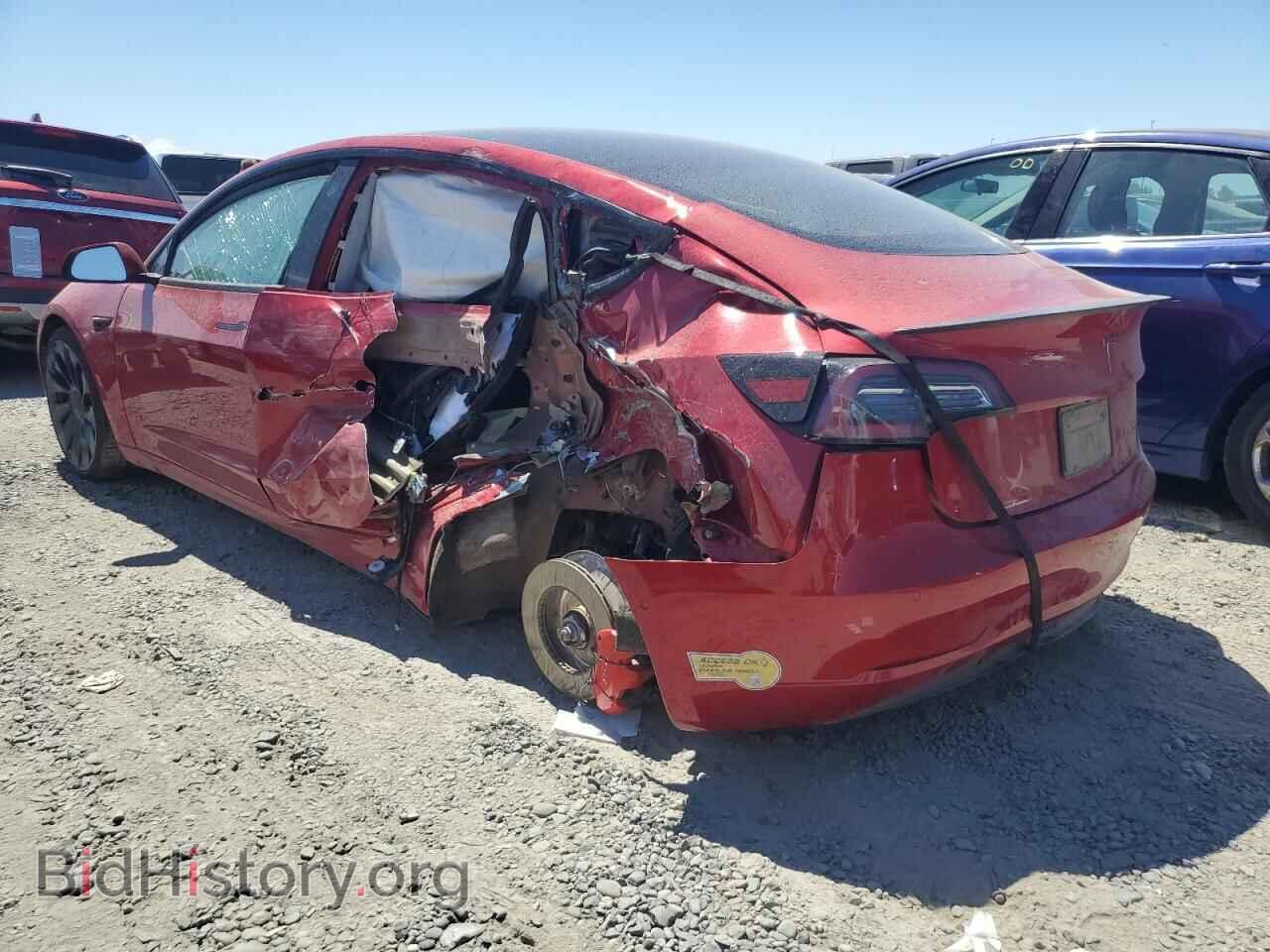 2022 TESLA MODEL 3 - VIN: 5YJ3E1EC2NF310604 - Фото 2