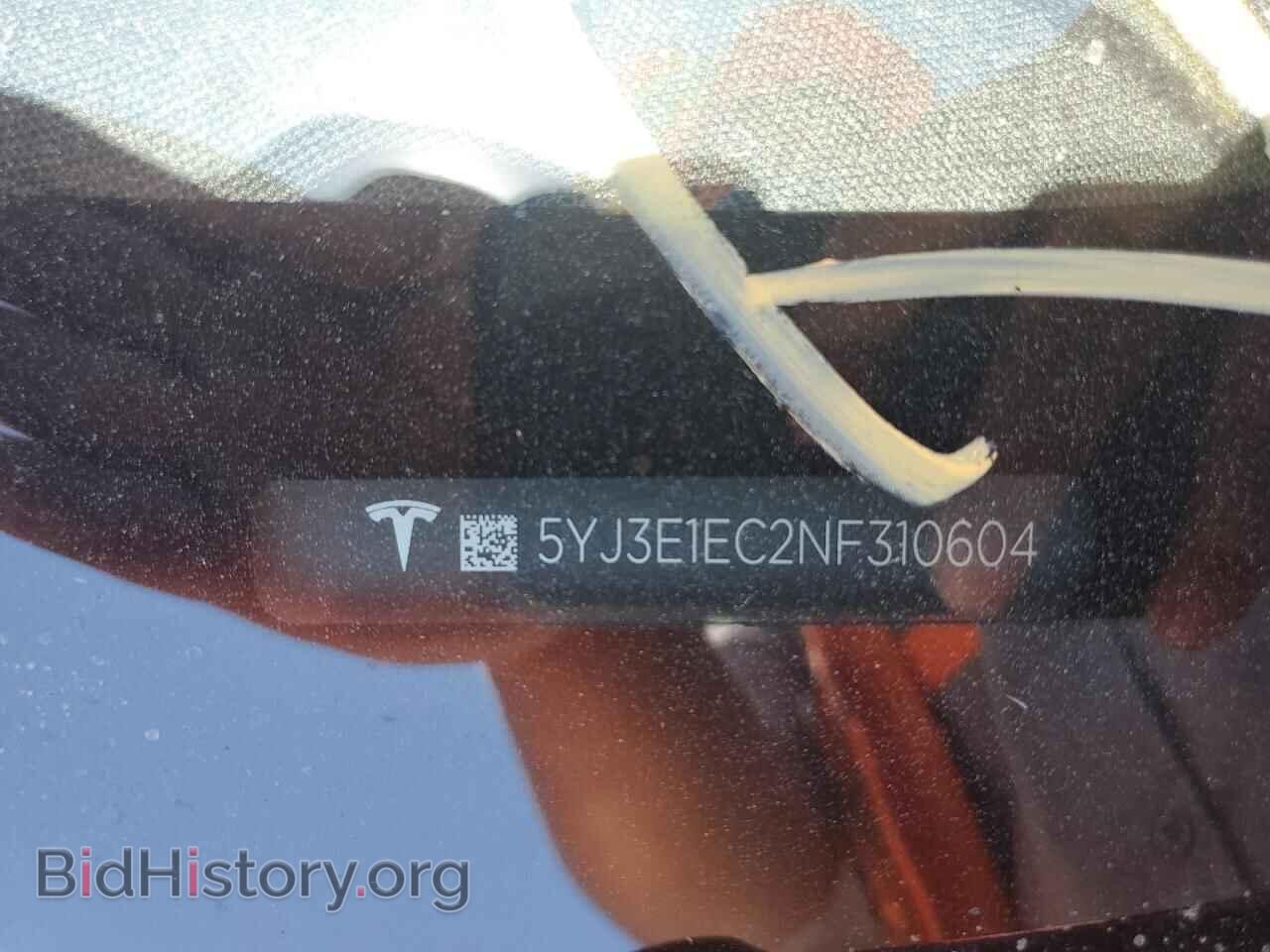 2022 TESLA MODEL 3 - VIN: 5YJ3E1EC2NF310604 - Фото 12