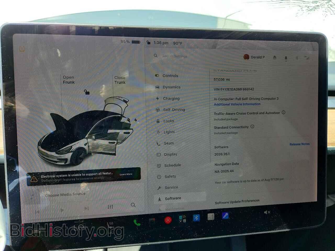 2021 TESLA MODEL 3 - VIN: 5YJ3E1EA0MF868142 - Photo 9