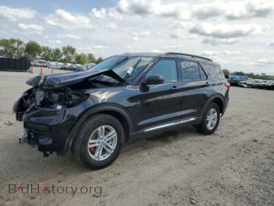 2023 Ford EXPLORER XLT, black — VIN 1FMSK8DH4PGC03147, Copart