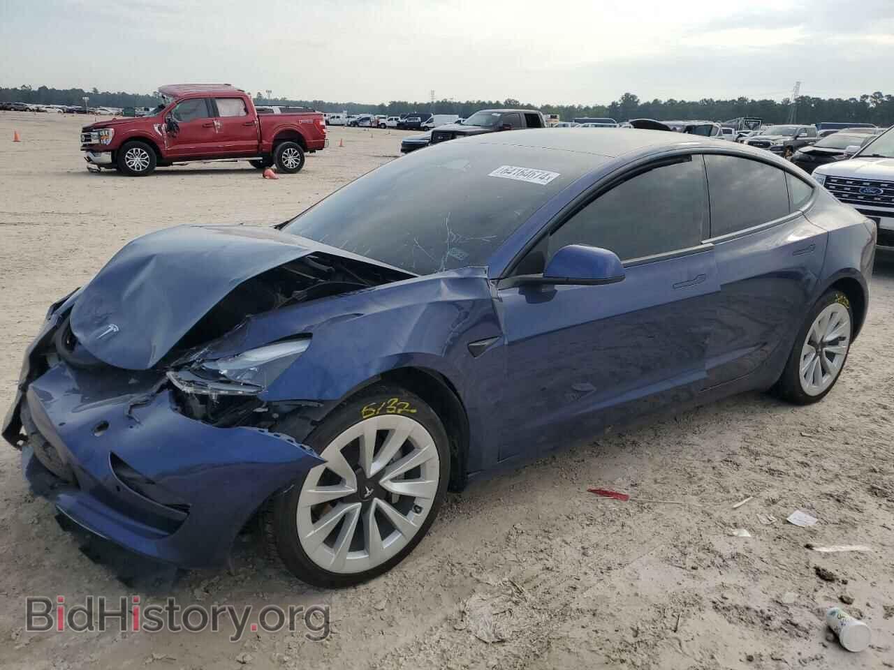Photo 5YJ3E1EA2NF190849 - TESLA MODEL 3 2022