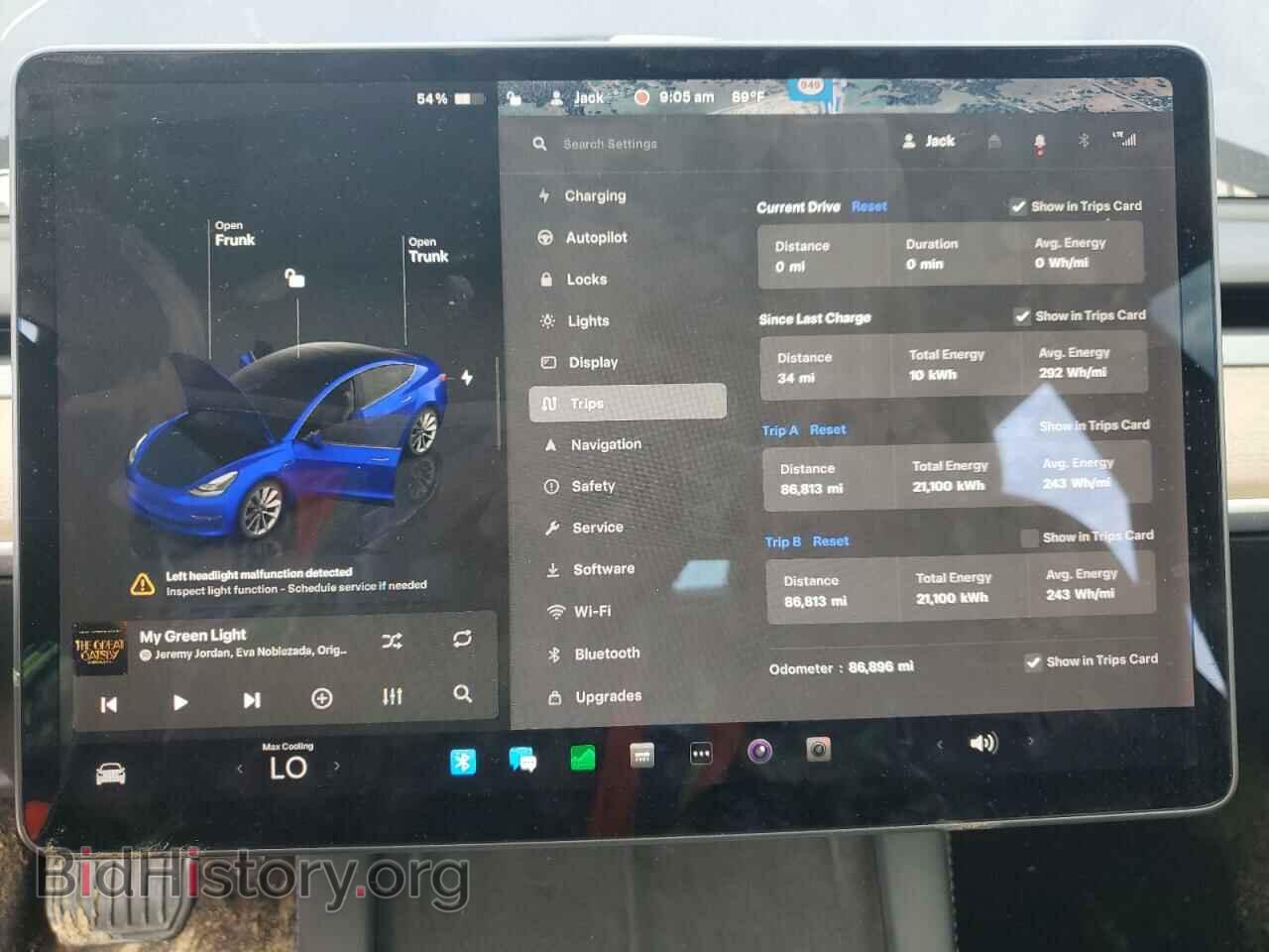 2022 TESLA MODEL 3 - VIN: 5YJ3E1EA2NF190849 - Photo 9