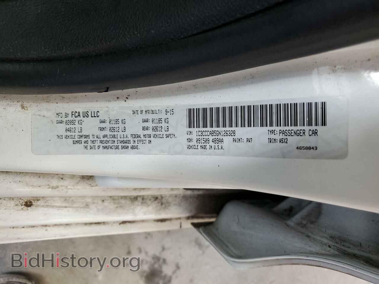 2016 CHRYSLER 200 - VIN: 1C3CCCAB5GN126328 - Photo 12