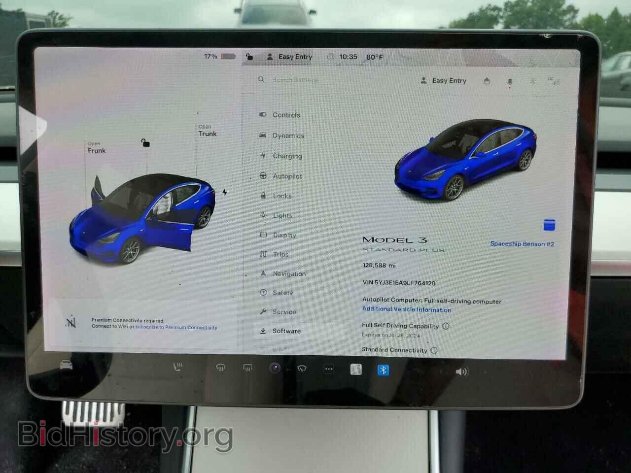 2020 TESLA MODEL 3 - VIN: 5YJ3E1EA9LF764120 - Photo 9