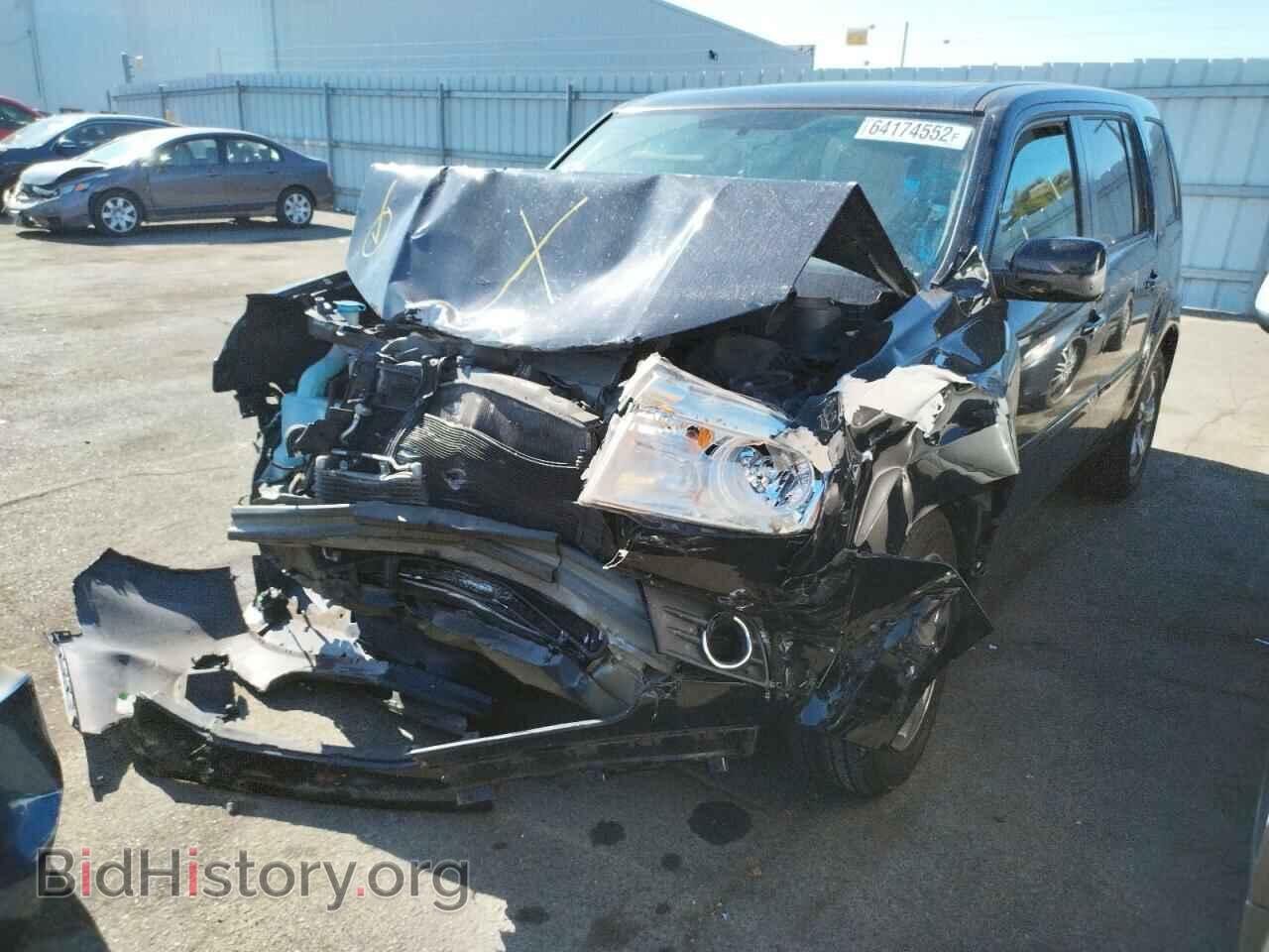 2013 HONDA PILOT - VIN: 5FNYF4H5XDB040814 - Фото 2