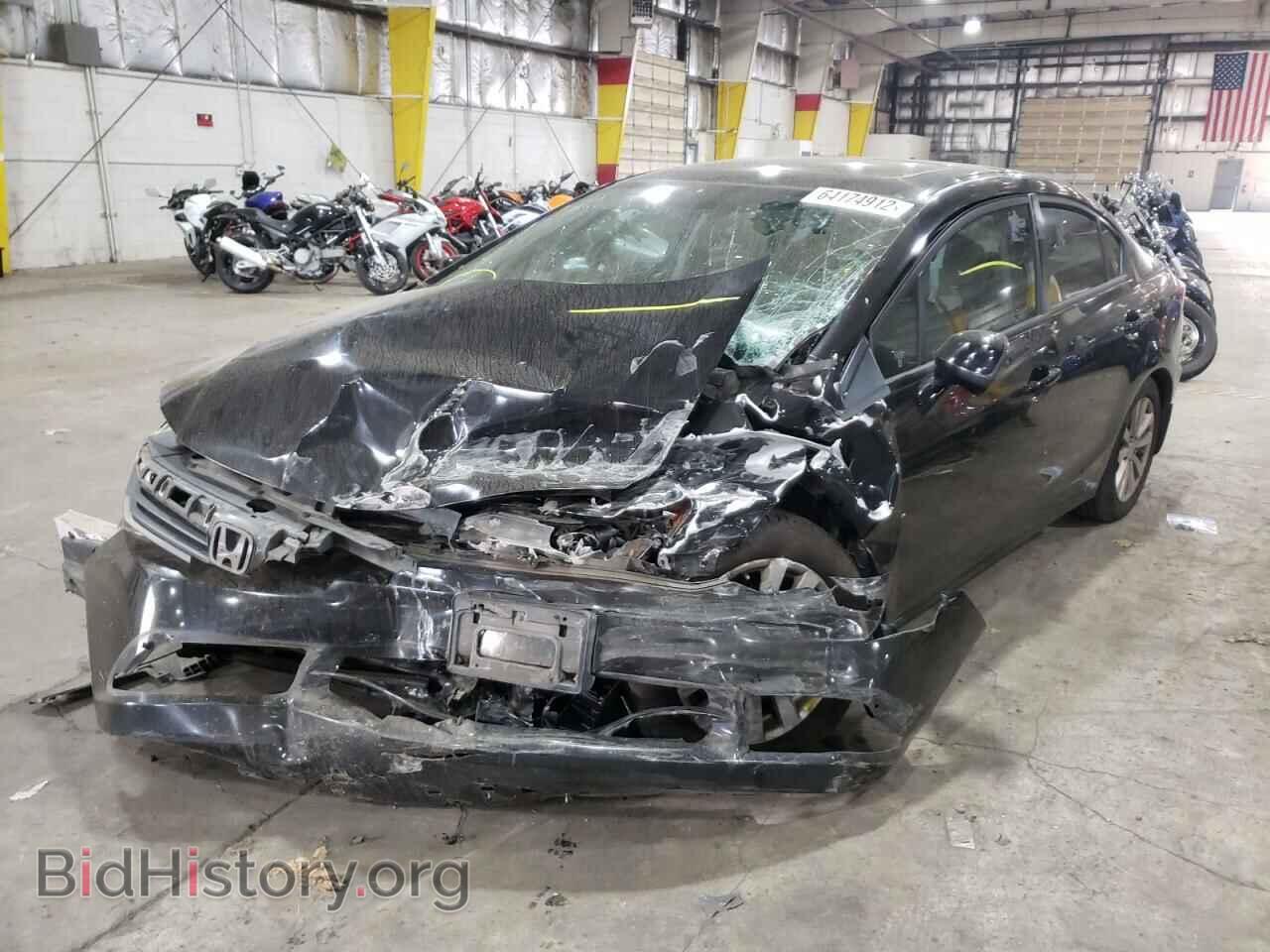 2012 HONDA CIVIC - VIN: 2HGFB2F86CH309227 - Фото 2