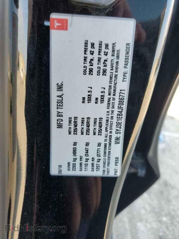 2018 TESLA MODEL 3 - VIN: 5YJ3E1EB4JF086771 - Photo 12