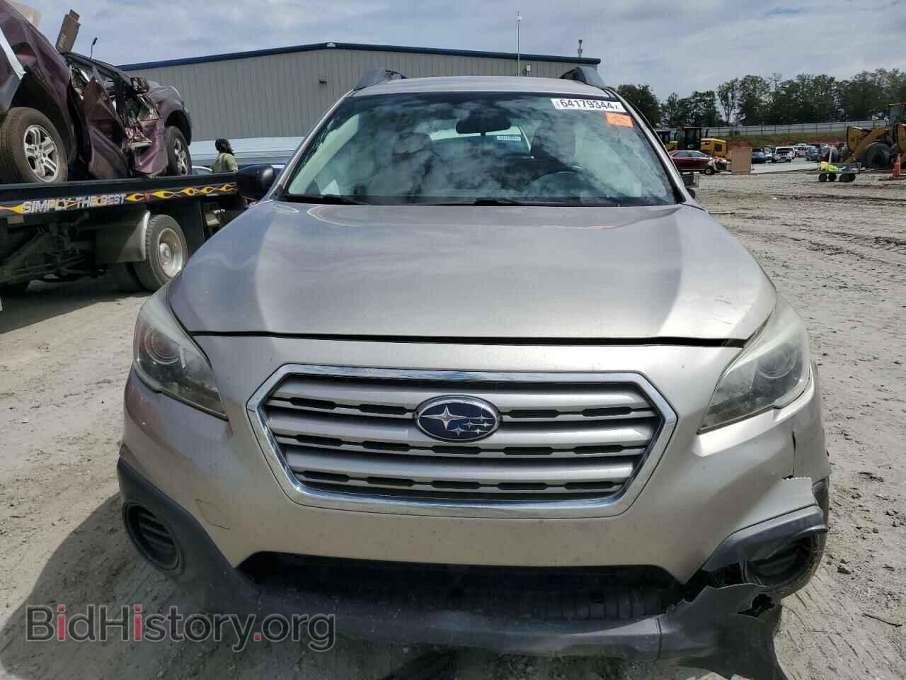 2016 SUBARU OUTBACK - VIN: 4S4BSBAC0G3329308 - Фото 5