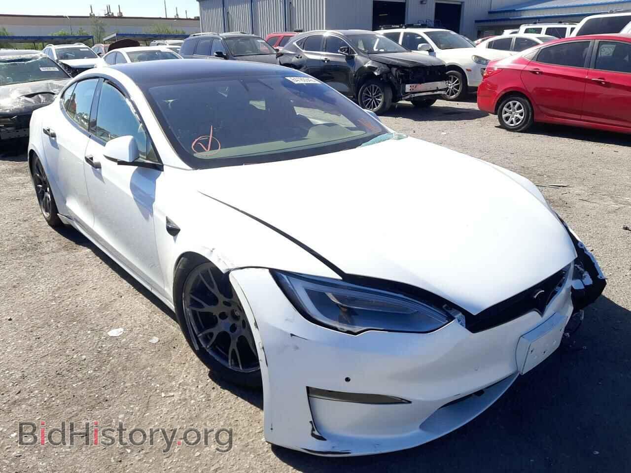 Photo 5YJSA1E60MF450893 - TESLA MODEL S 2021