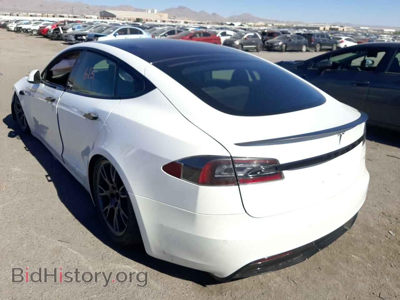 2021 TESLA MODEL S - VIN: 5YJSA1E60MF450893 - Фото 3